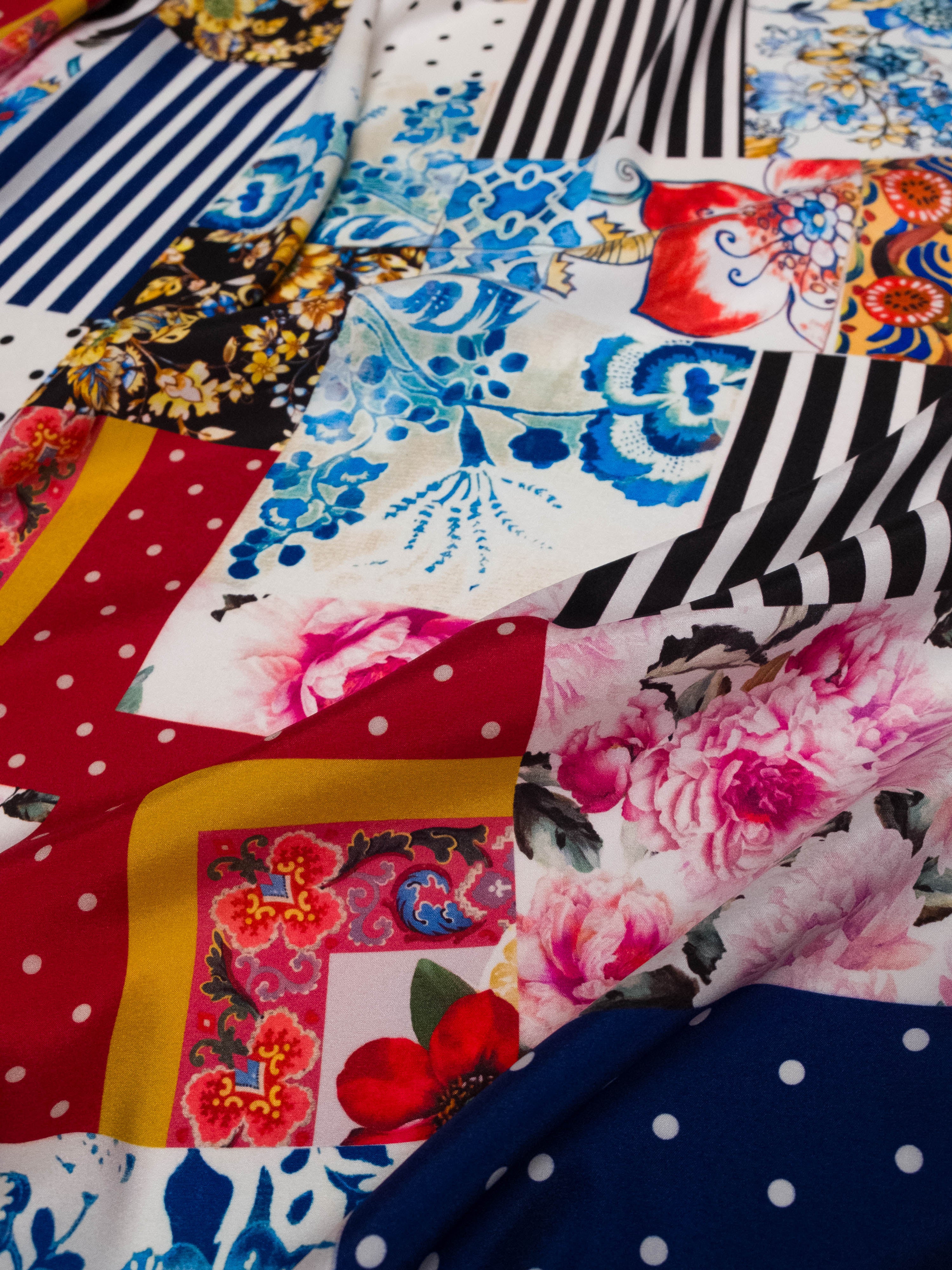 silk with 5% elastane