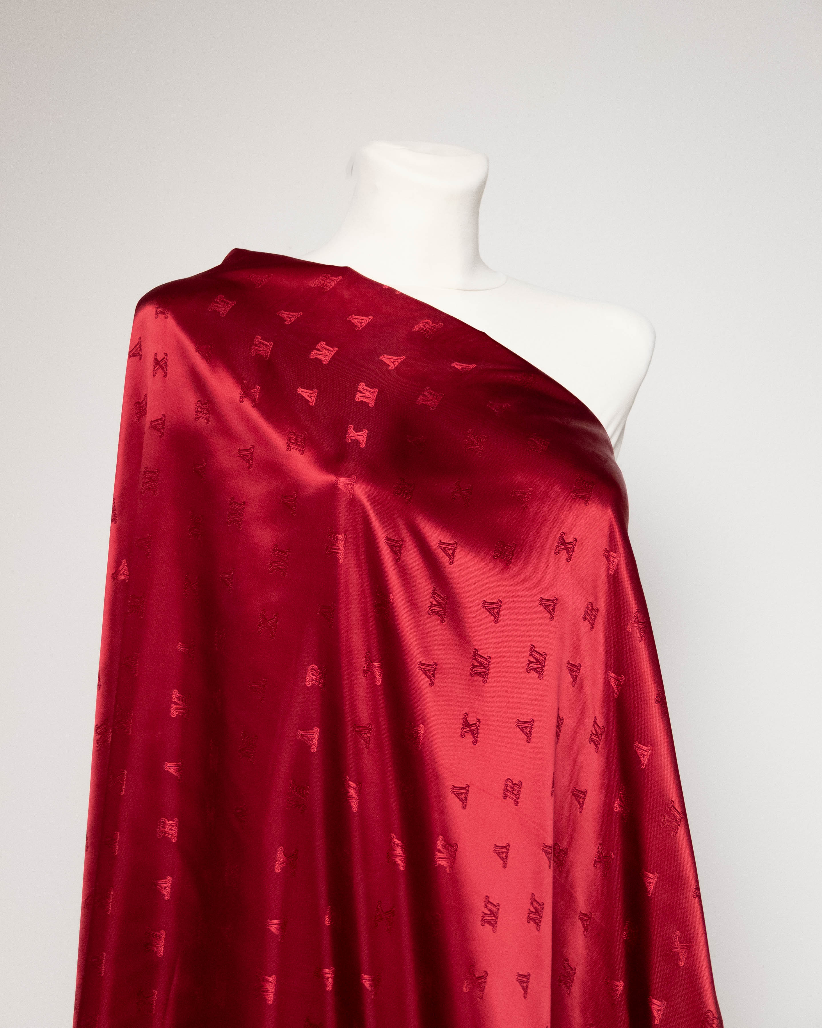 MM viscose lining bordo red