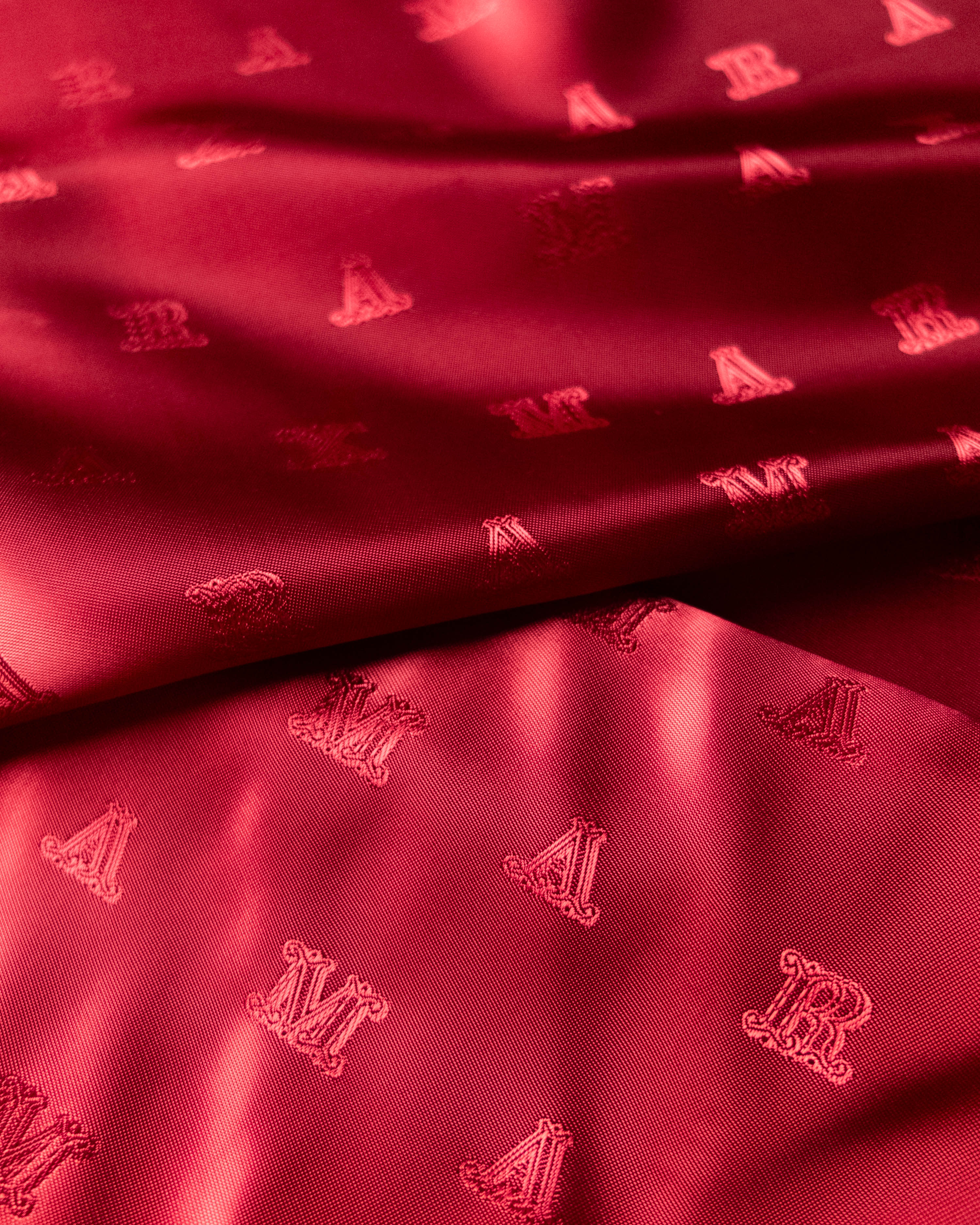 MM viscose lining bordo red