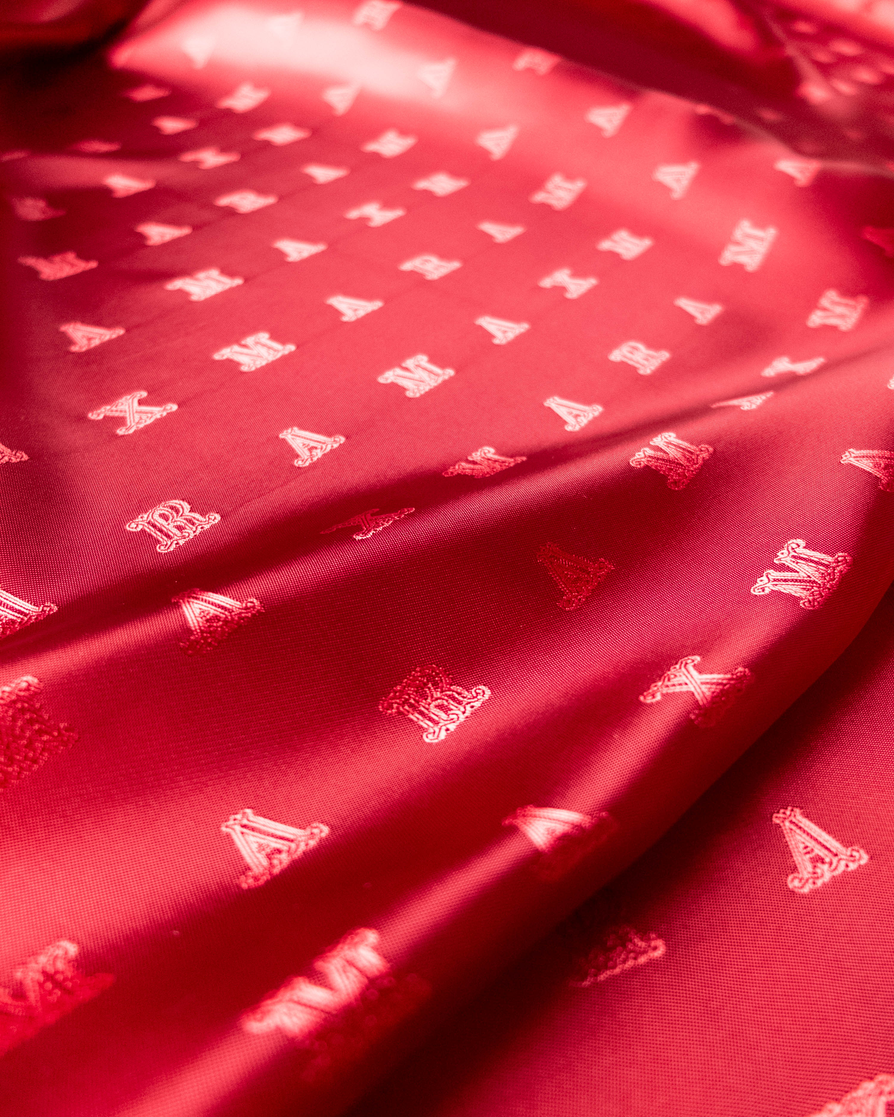 MM viscose lining bordo red