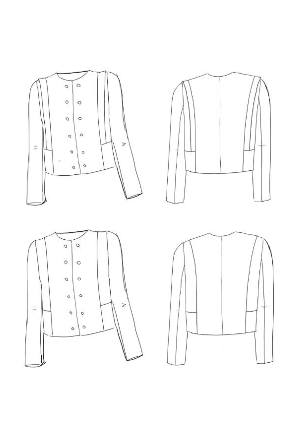 Metropolis Jacket Sewing Pattern