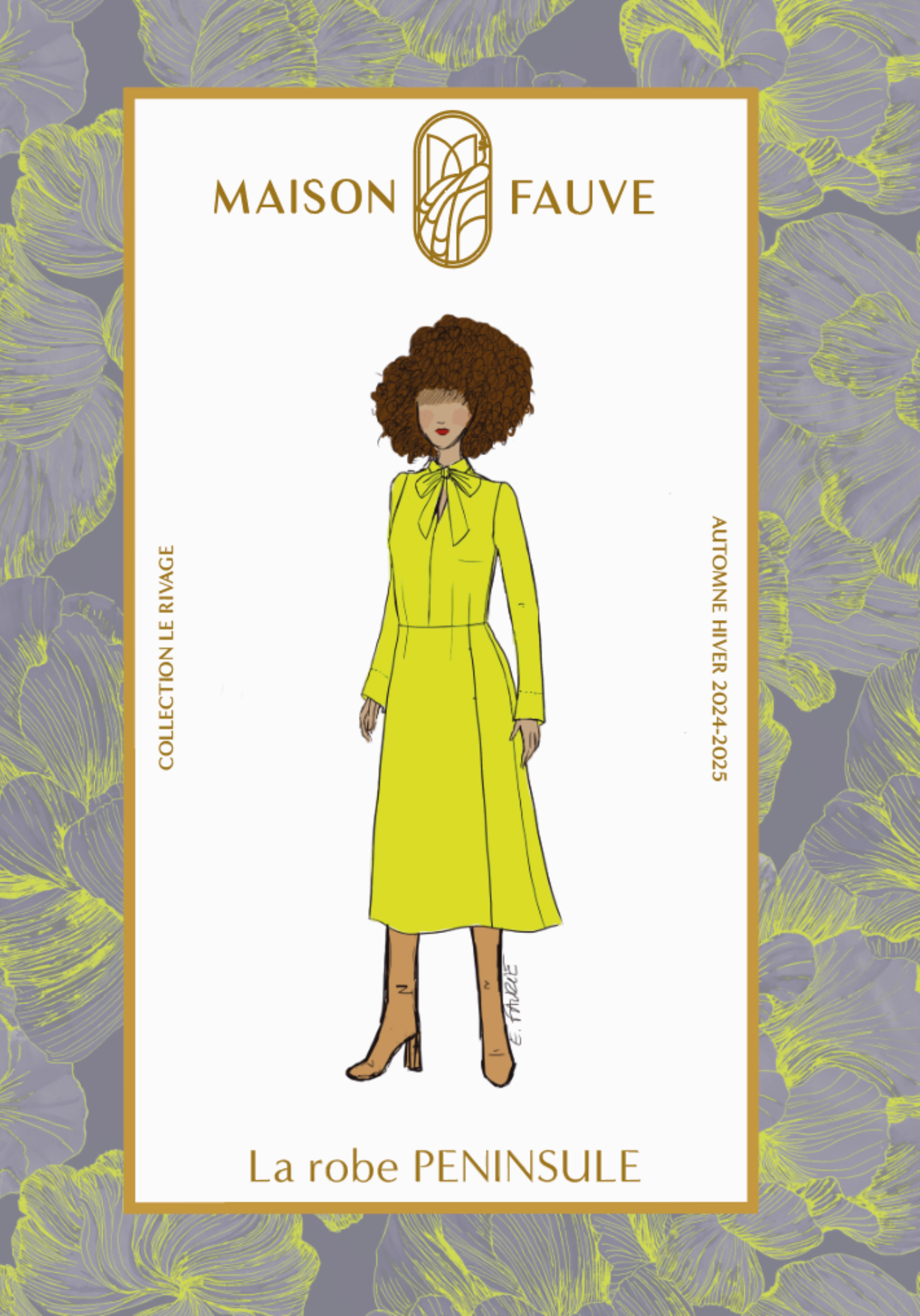 Péninsule dress Sewing Pattern